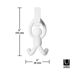 Buddy Over The Cabinet Hooks, Set of 2