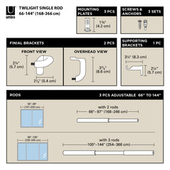 Twilight Blackout Curtain Rod