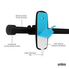 Cappa Adhera Curtain Rod